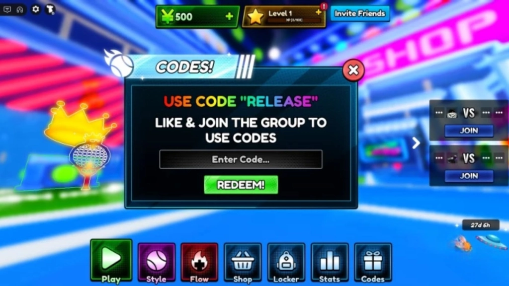 How to Redeem Codes in Tennis Zero