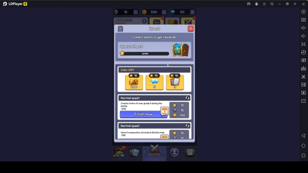 Complete Quests and Missions