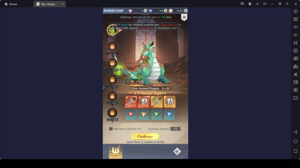 Challenge for the Strong Bosses Challenge for the Strong Bosses