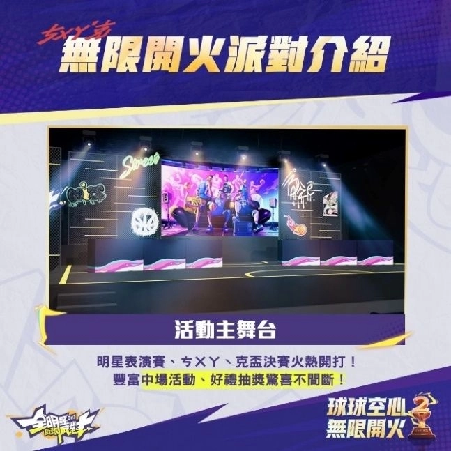 《全明星街球派對》兩週年ㄘㄨㄚˋ克派對 0411相約松菸一號倉庫「無限開火」熱血狂歡
