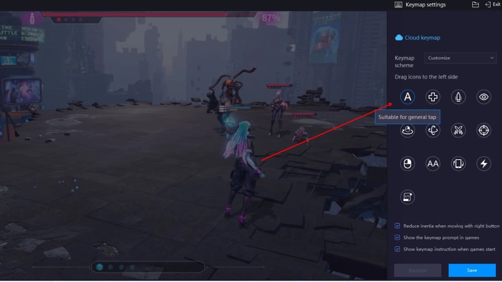 Defeat the Enemies through the Combat System Defeat the Enemies through the Combat System