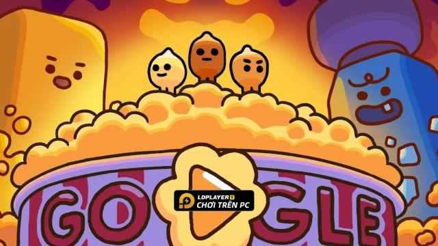 Google Doodle: Hôm nay phải chơi thử game PopCorn / Bắp Rang Bơ