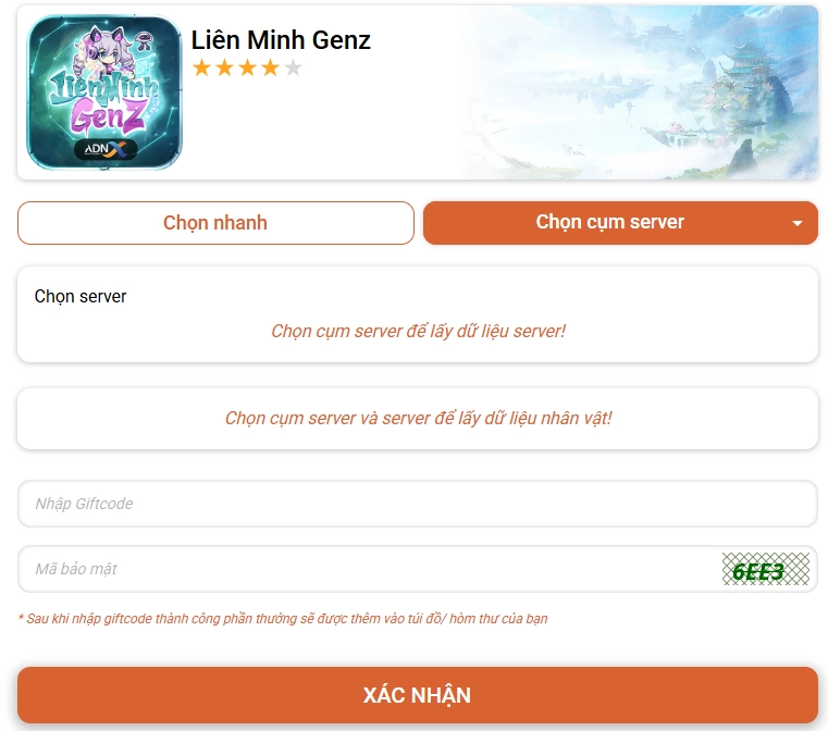 Full bộ code Liên Minh GenZ - Hướng dẫn cách nhập chi tiết