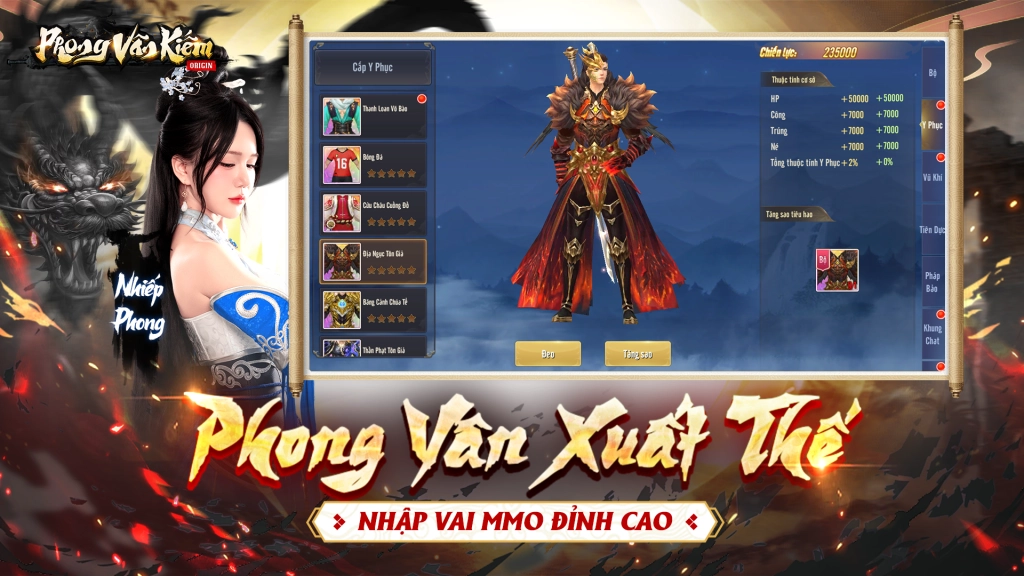Full bộ code Phong Vân Kiếm Origin - Hướng dẫn cách nhập chi tiết