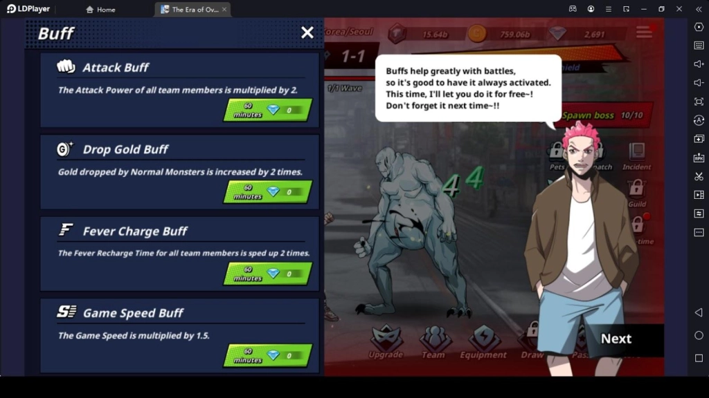 Enable the Overmen Buffs Enable the Overmen Buffs