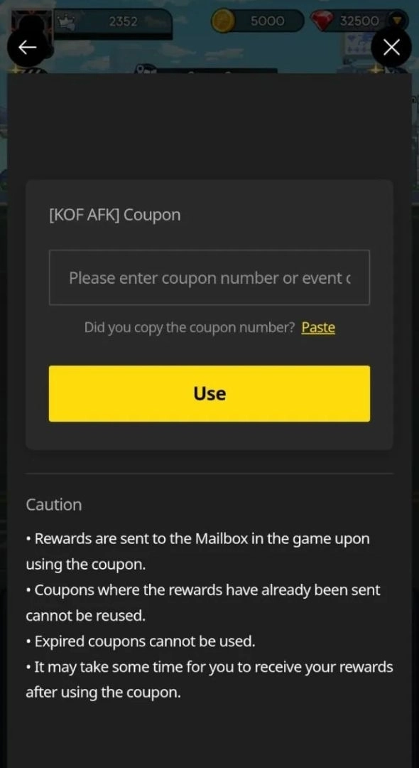 Redeeming Process for the Codes