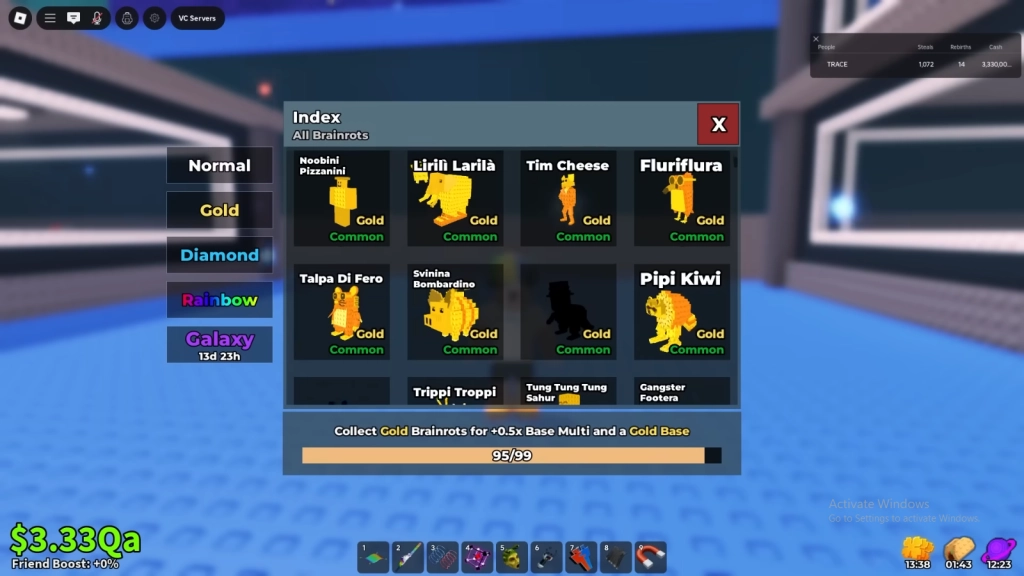 Steal a Brainrot Base: Gold Base Steal a Brainrot Base: Gold Base