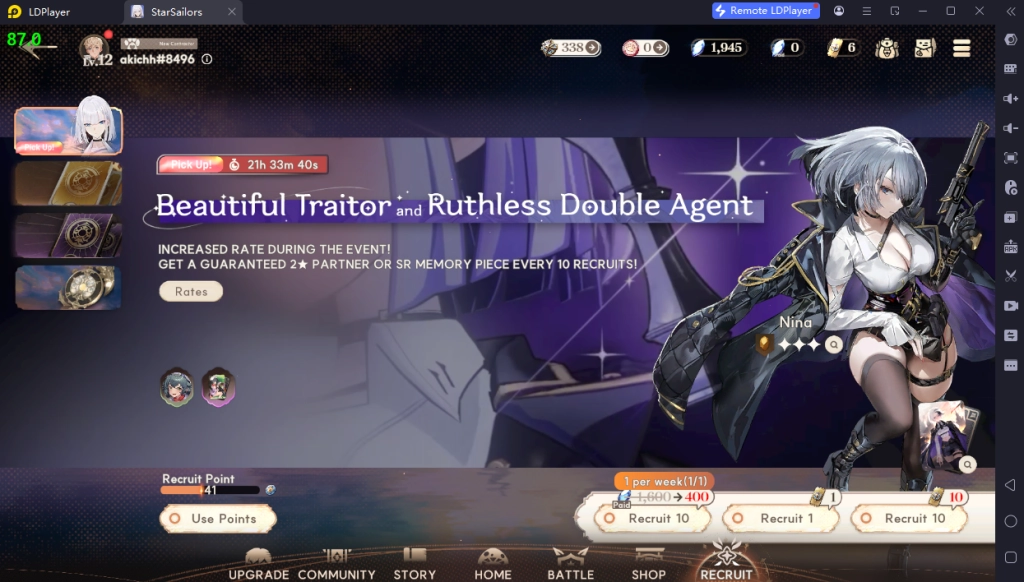 Star Sailors (Global) มือใหม่วิธี Reroll ไอดีได้เร็วขึ้น 10 เท่าแนะนำตัวละครที่ควรหา!!