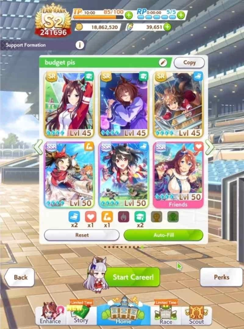 Recommended Support Cards for Pisces Cup