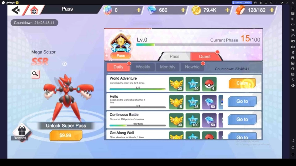 Follow Quests to Earn Rewards Follow Quests to Earn Rewards