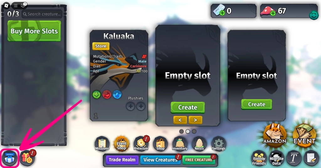 ​Redeeming Process for the Codes