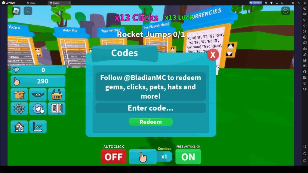 Roblox Combo Clickers Codes: Click Your Way to Glory - 2025 March