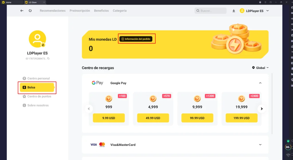 Reembolso limitado de LD Coins, hasta un 14%