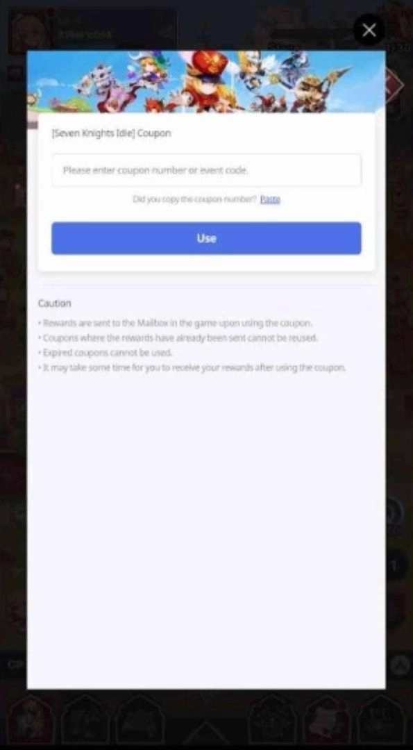 How to Redeem Codes in Seven Knights Idle Adventure