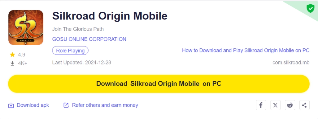 How to Download and Play Silkroad Origin Mobile on PC - Beginners Guide