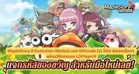 MapleStory R Evolution (Global) แจก Giftcode (11 โค้ด) อัปเดตเรื่อยๆ พร้อมวิธีกรอกบน LDPlayer9