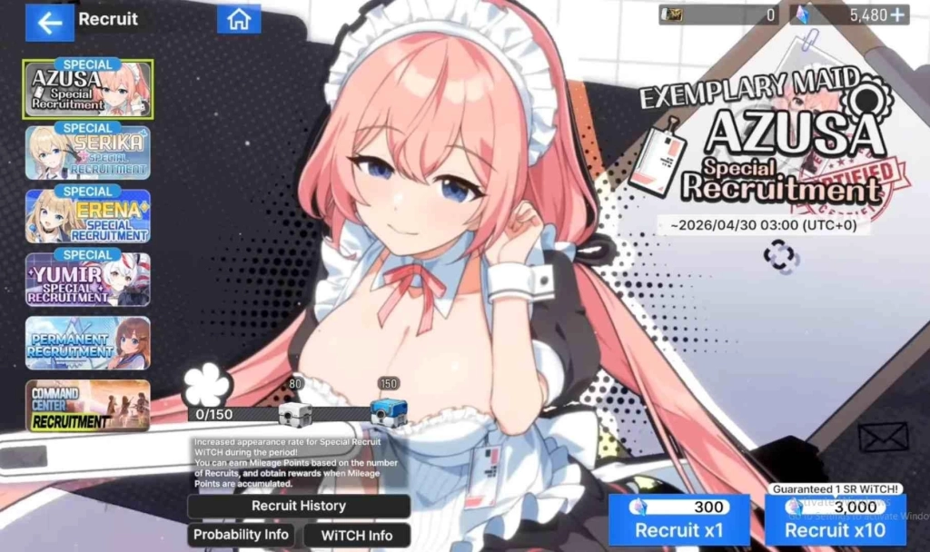 Recruit Your Early Gameplay Witches&nbsp;