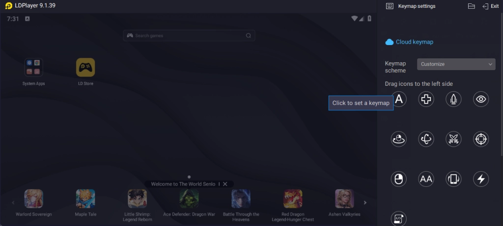 Using Keyboard Mapping for Ease Controls Using Keyboard Mapping for Ease Controls