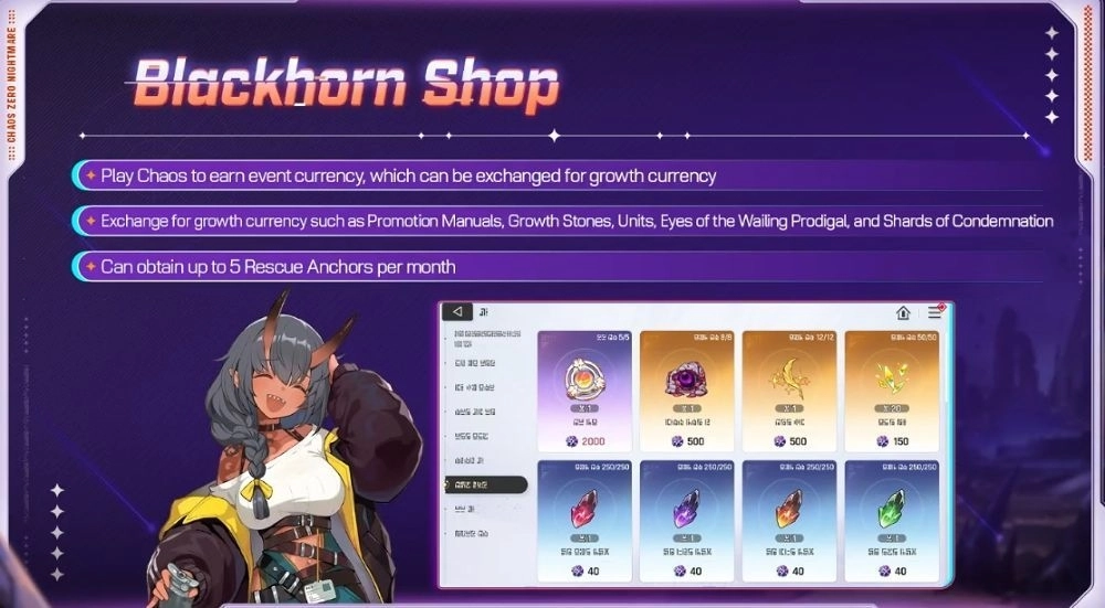 Chaos Zero Nightmare แนะนำ Chizuru มาพร้อมกิจกรรมและฟีเจอร์ใหม่