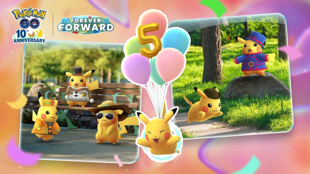 《Pokémon GO》今釋出七月「10週年紀念」活動資訊