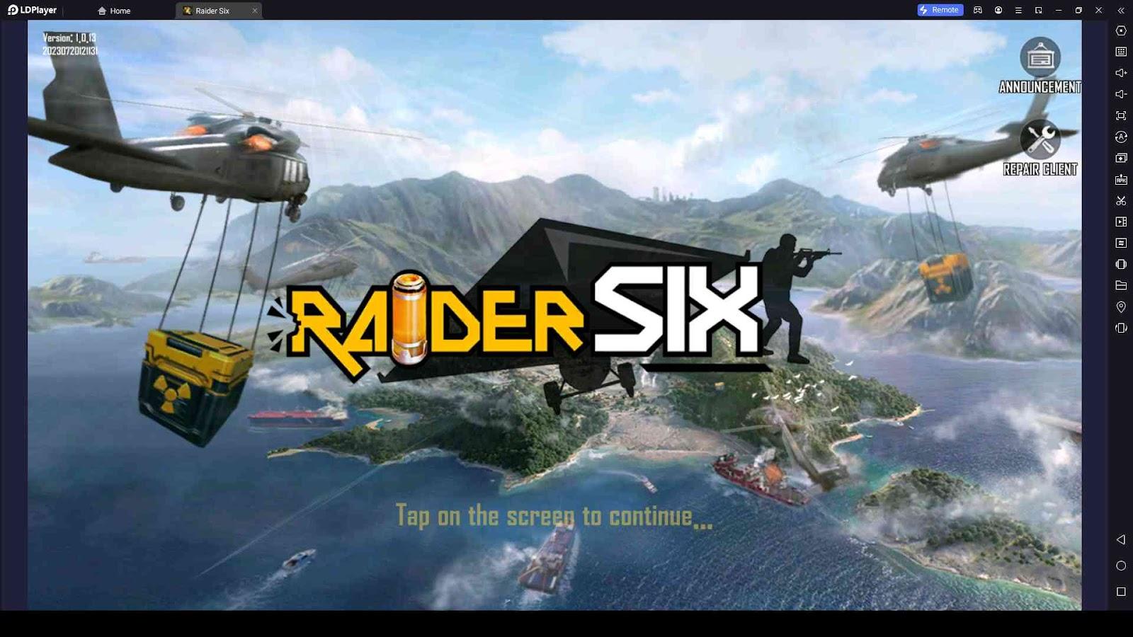 RAIDER SIX Codes