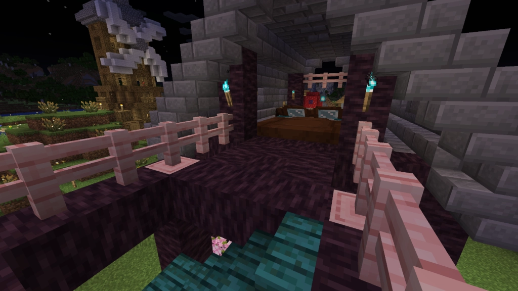 Minecraft คู่มือการสร้างสถานี Ghast แสนสุข