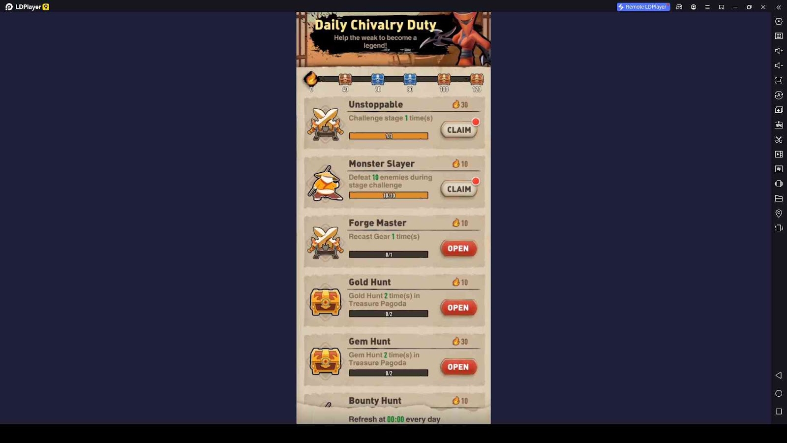 Follow Bounty Quests