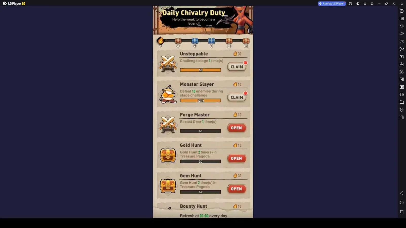 Follow Bounty Quests