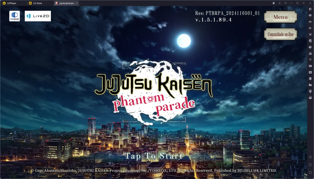 Códigos de Jujutsu Kaisen Phantom Parade – Julho de 2025