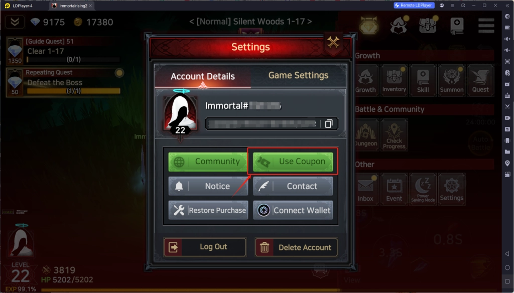 Immortal Rising 2 All Active Redeem Codes (Updated on 09/24)