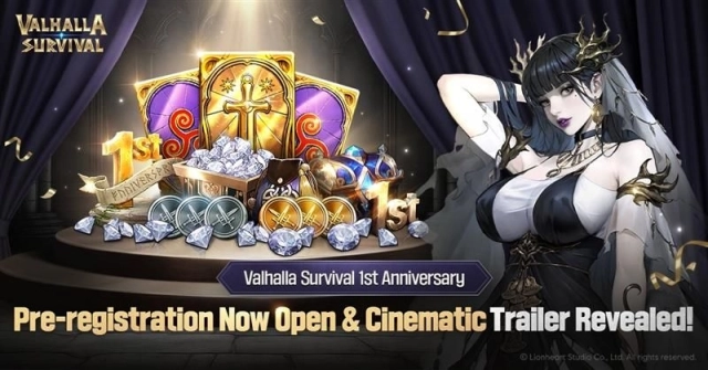 《瓦爾哈拉生存》迎接上線 1 週年　啟動事前預約並公開全新 Cinematic 宣傳影片
