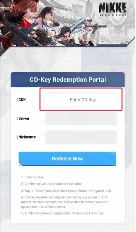 How to Redeem Your Codes in Goddess of Victory: Nikke