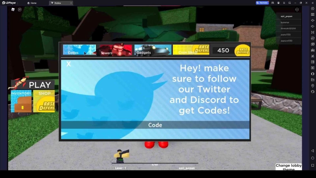 Roblox Base Defense Codes: Strengthen Your Defenses - 2025 March