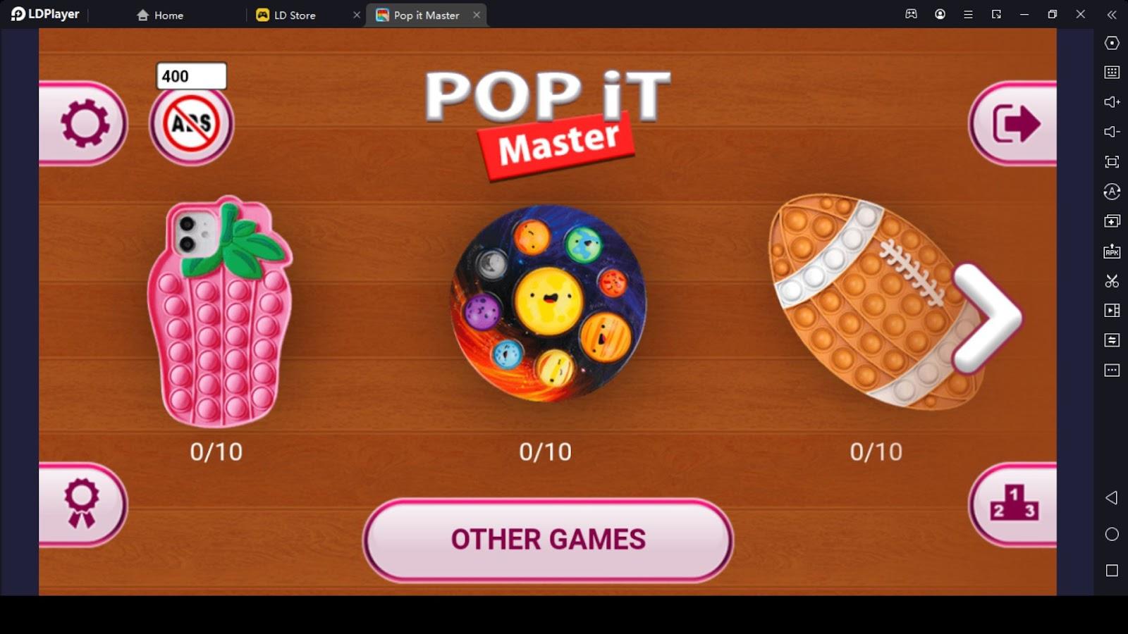 Pop It Master