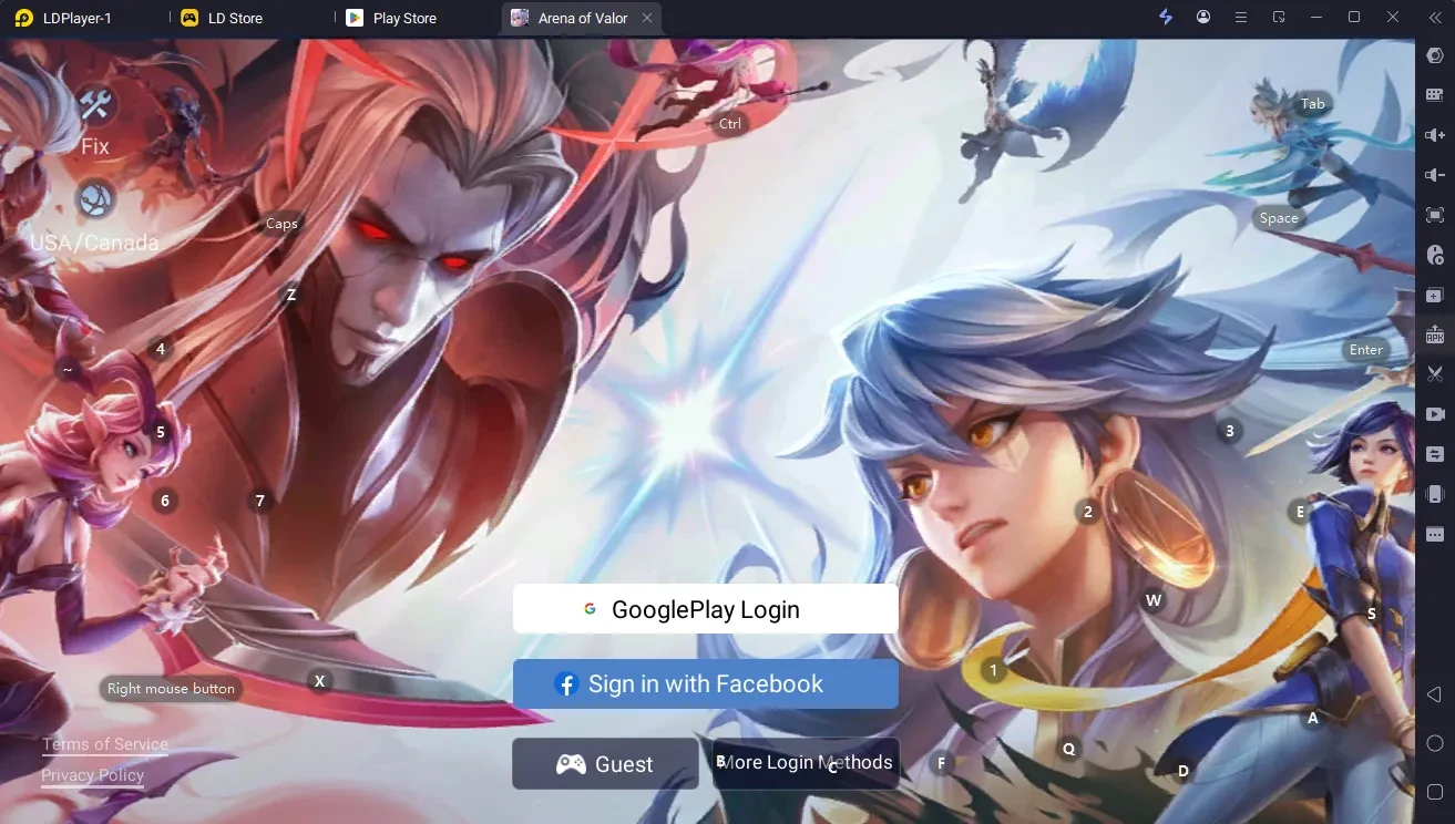 Arena of Valor Login