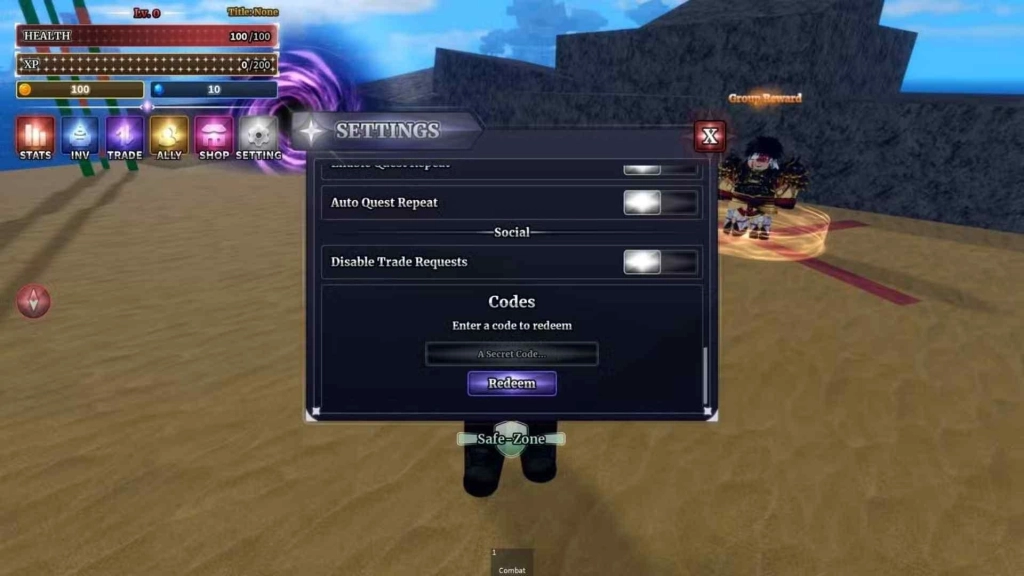 How to Redeem Sailor Piece Codes