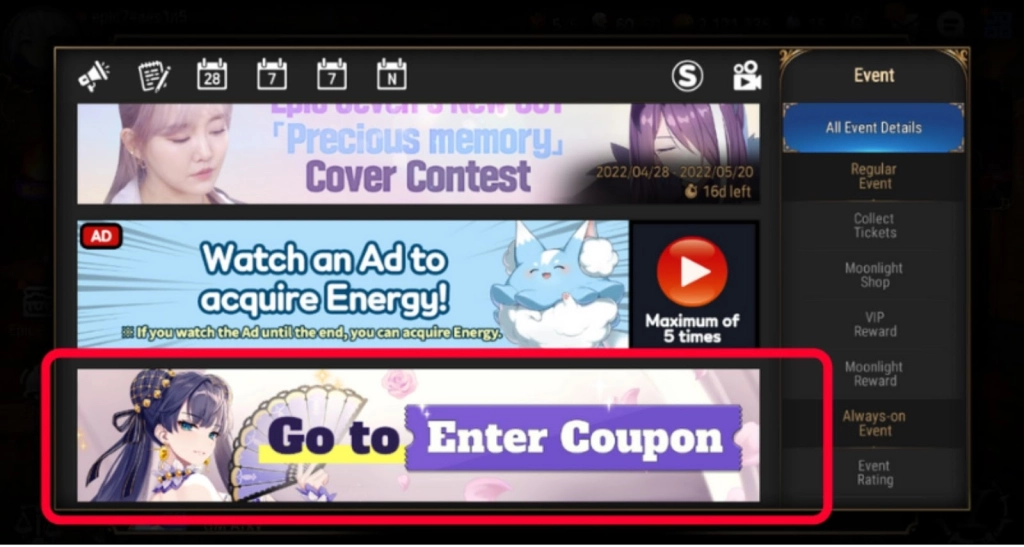 How to Redeem Codes in Epic Seven