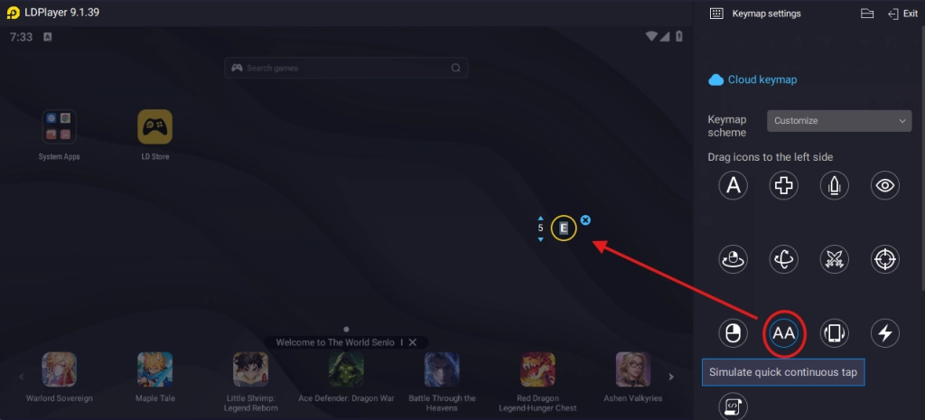 Using Keyboard Mapping for Ease Controls Using Keyboard Mapping for Ease Controls