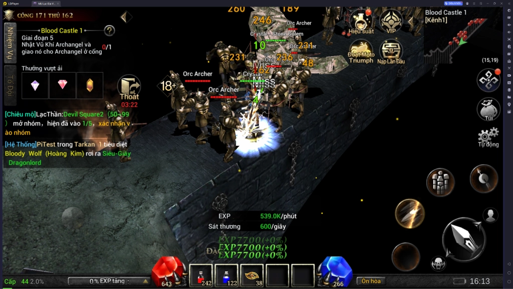 MU Lục Địa VNG: Hướng dẫn chi tiết Blood Castle