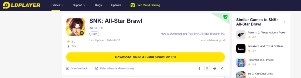 How Do I Download and Play SNK: All-Star Brawl on PC -Beginners Guide
