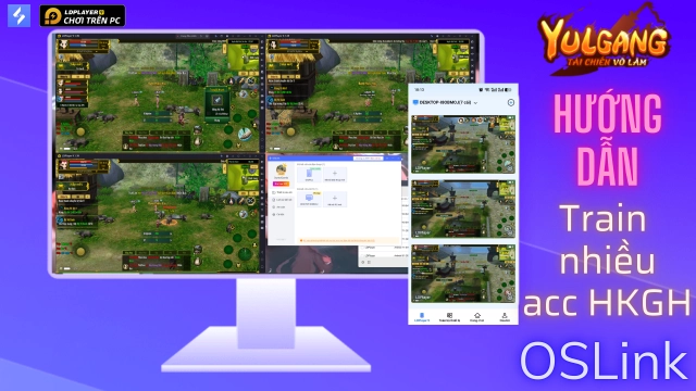 Yulgang: Tái Chiến Võ Lâm - Mẹo farm quái hiệu quả và sử dụng OSlink treo nhiều acc từ xa