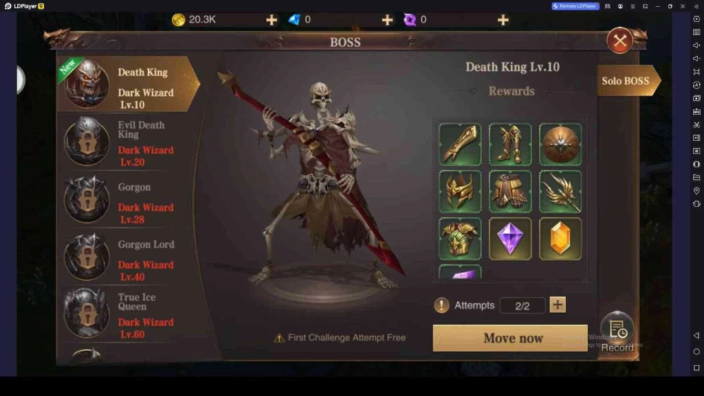 Solo Boss Challenges for Rare Valuables