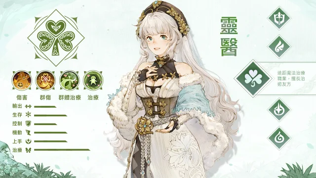 【攻略】《救世者之樹:新世界》靈醫|養成攻略|技能加點推薦