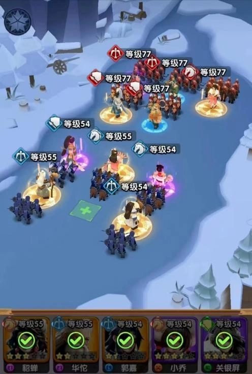 ice war: three kingdoms raid and counter