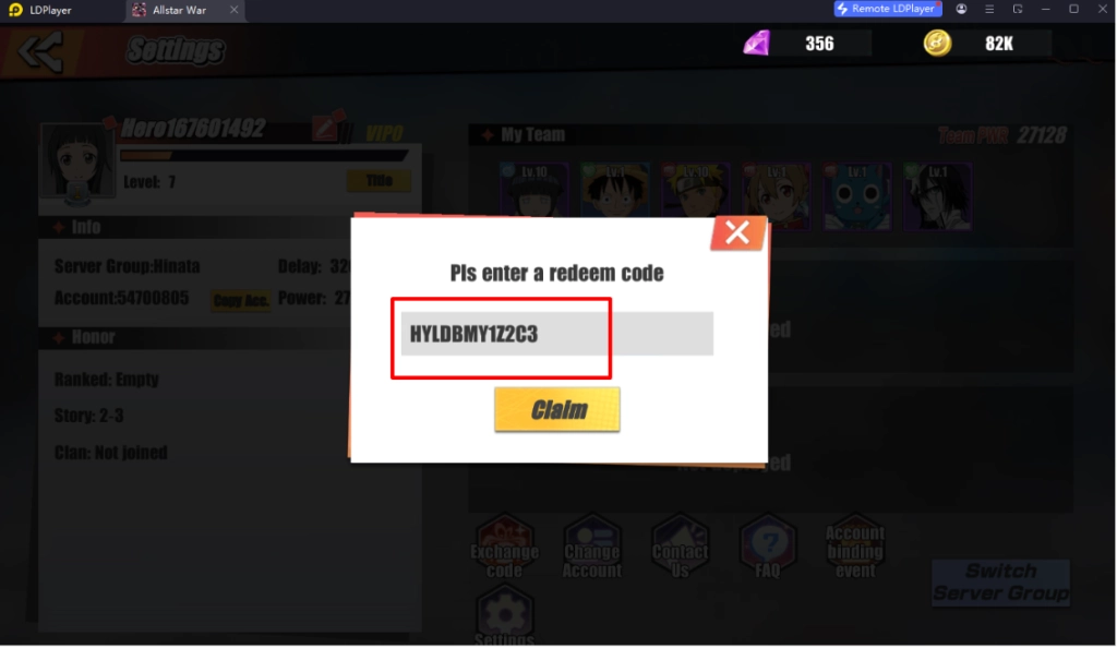Allstar War แจก Giftcode อัปเดตเรื่อยๆ พร้อมวิธีกรอก