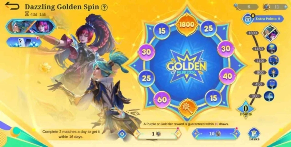 Dazzling Golden Spin Event Dazzling Golden Spin Event