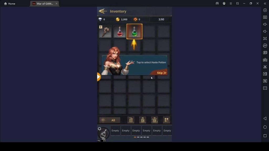 Use Health and Haste Potion&nbsp;