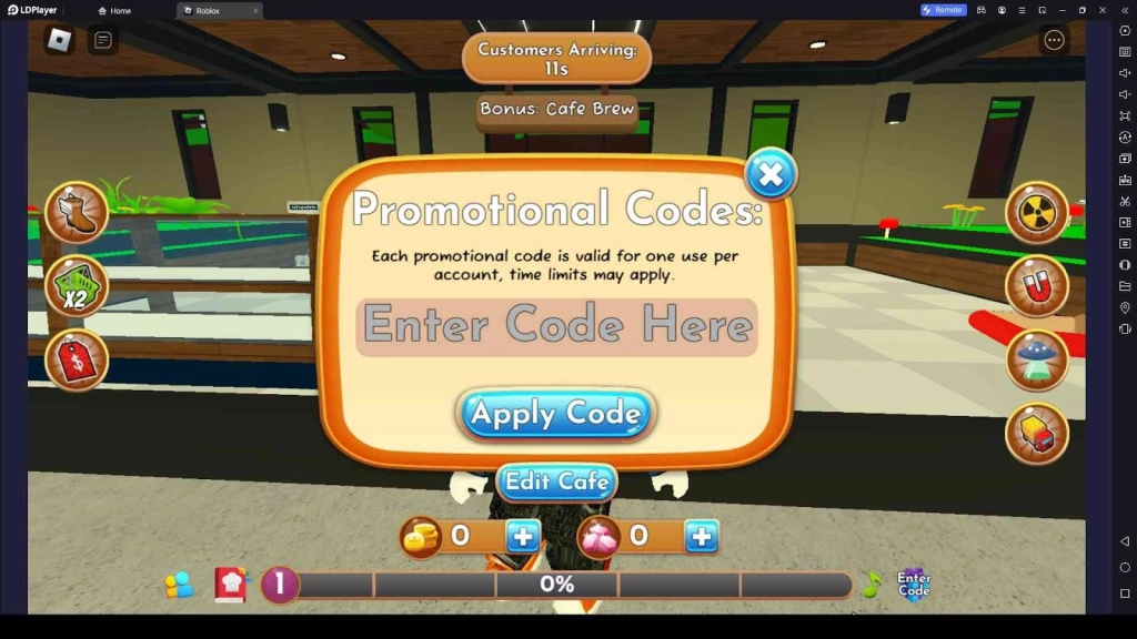 Roblox My Coffee Shop Codes: Brew Special Rewards - 2025 March