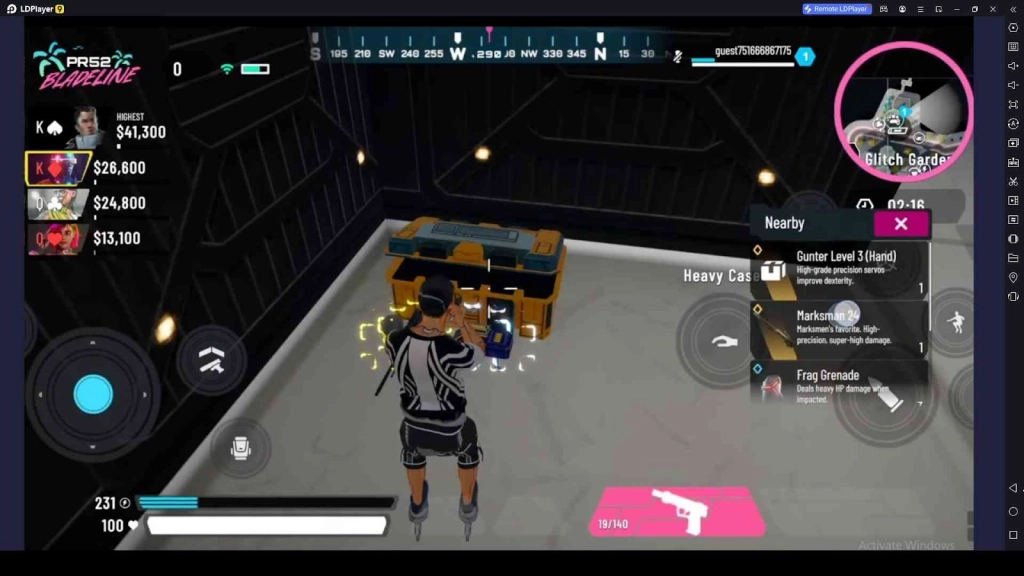 Loot Items from the Chests Loot Items from the Chests