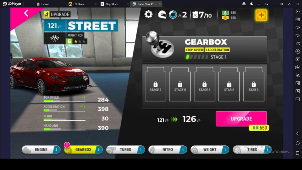 How to Change the Car to Upgrade How to Change the Car to Upgrade